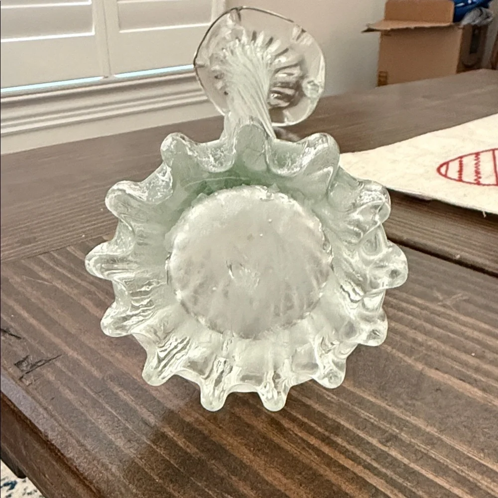 Elegant Clear Glass Vase for Home Decor